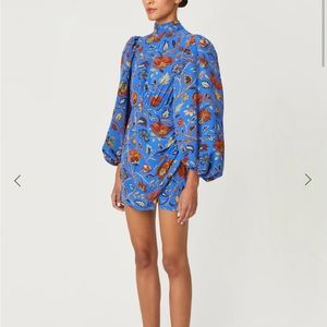 Rhode Luke Dress - Royal Viche Rose Size 2